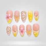 Garden Bloom press-on nails