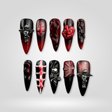 Noir Majesty press-on nails