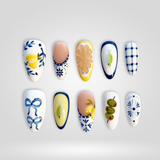 Lemon Coast press-on nails