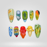 Citrus Market press-on nails