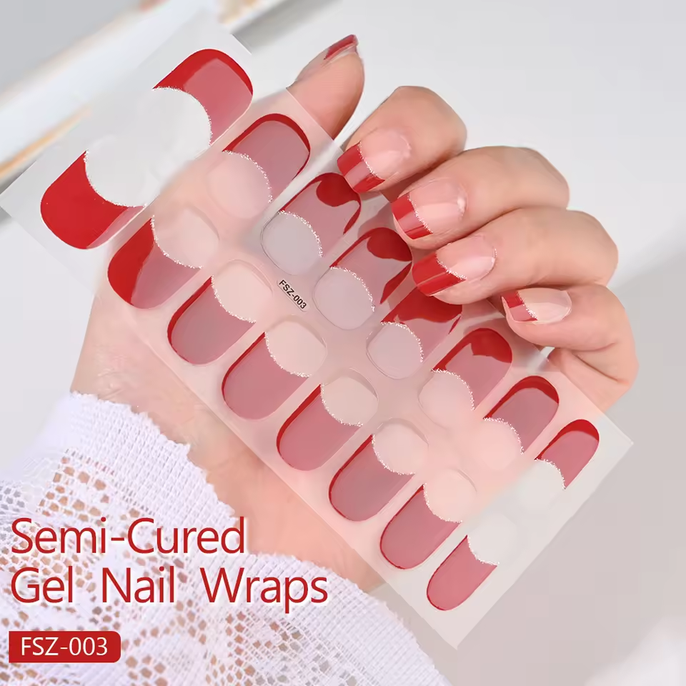 French Tip Nail Strips