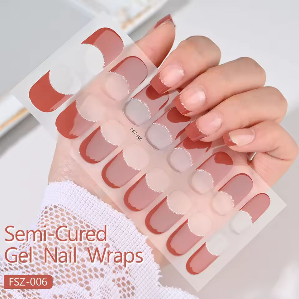 French Tip Nail Strips