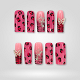 Pink Crush press-on nails