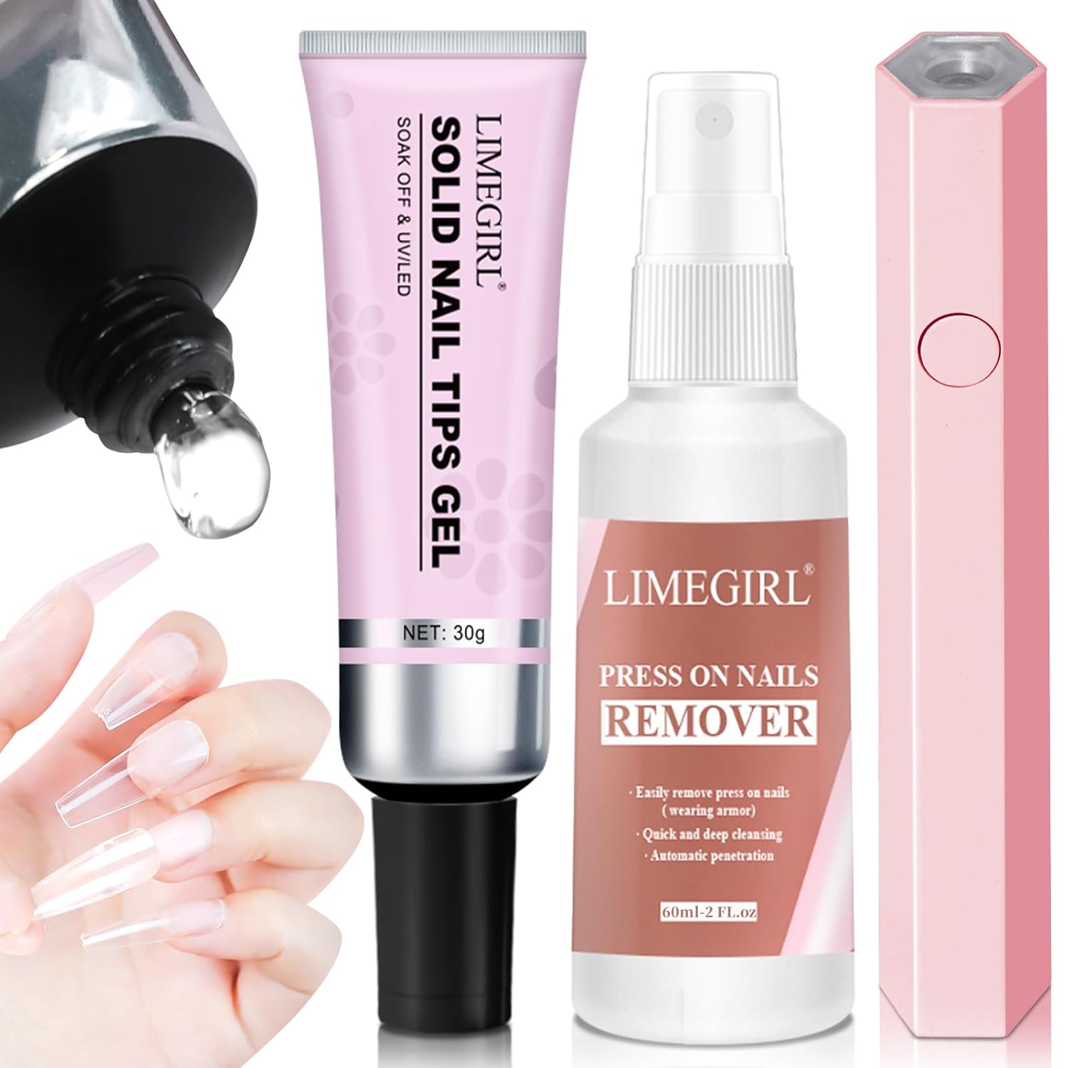 How to apply press-on nails with the NailHandy 3in1 Nail Glue Pro Kit