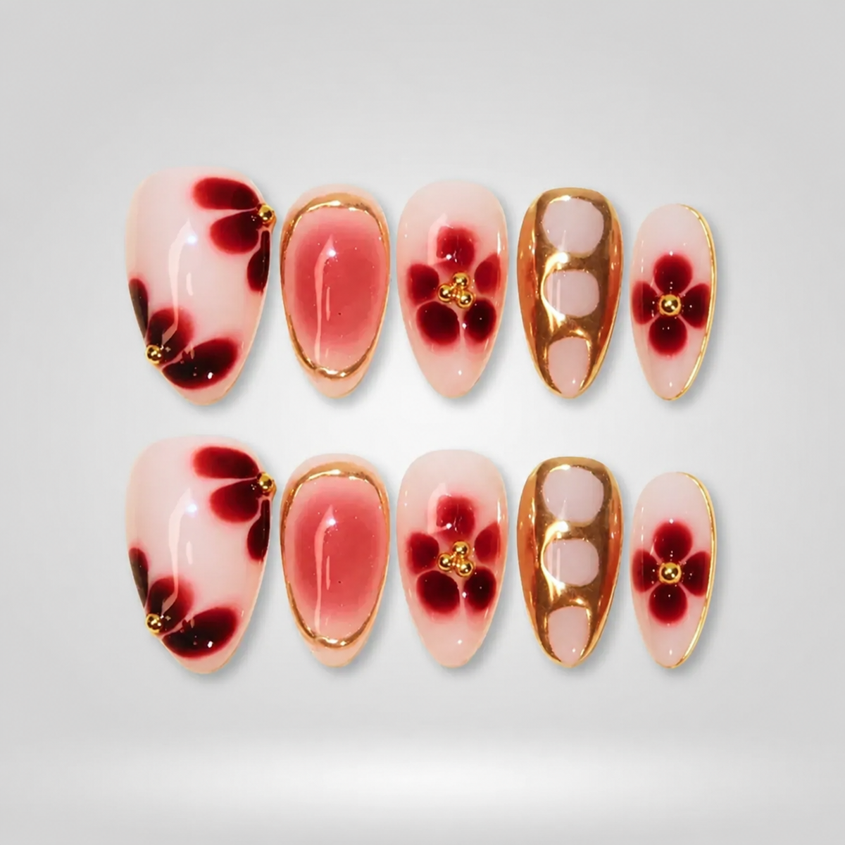 Maple Petal Press-On Nails