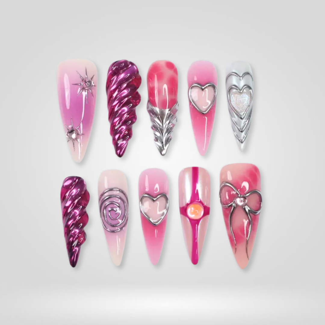 Galactic Inferno press-on nails