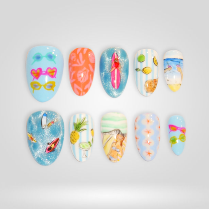 Candy Bloom press-on nails