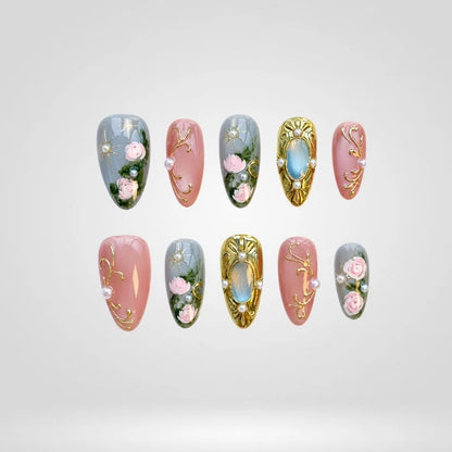 Wonderfall Floral Collection – Autumn Press-On Nails