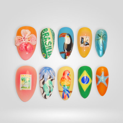 Fresh Mix press-on nails