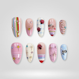 Starry Bug press-on nails