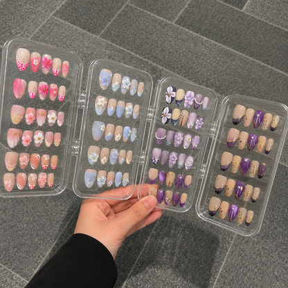 Floral Obsession | 12 Floral Press-On Nail Sets + Free Collector Case