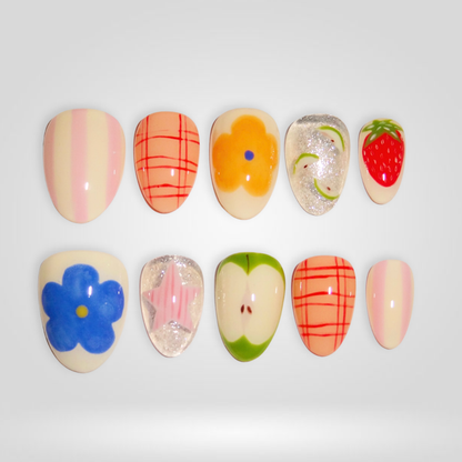 Playful Pop press-on nails