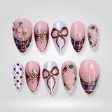 Berry Chic press-on nails