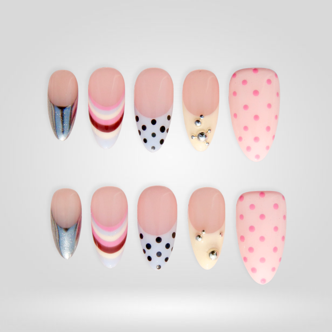 Candy Prism press-on nails