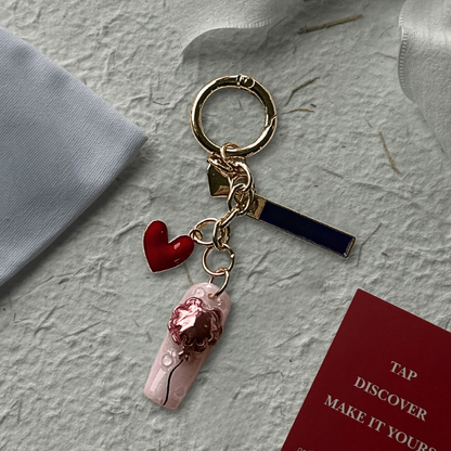 NFC Nail Keychain