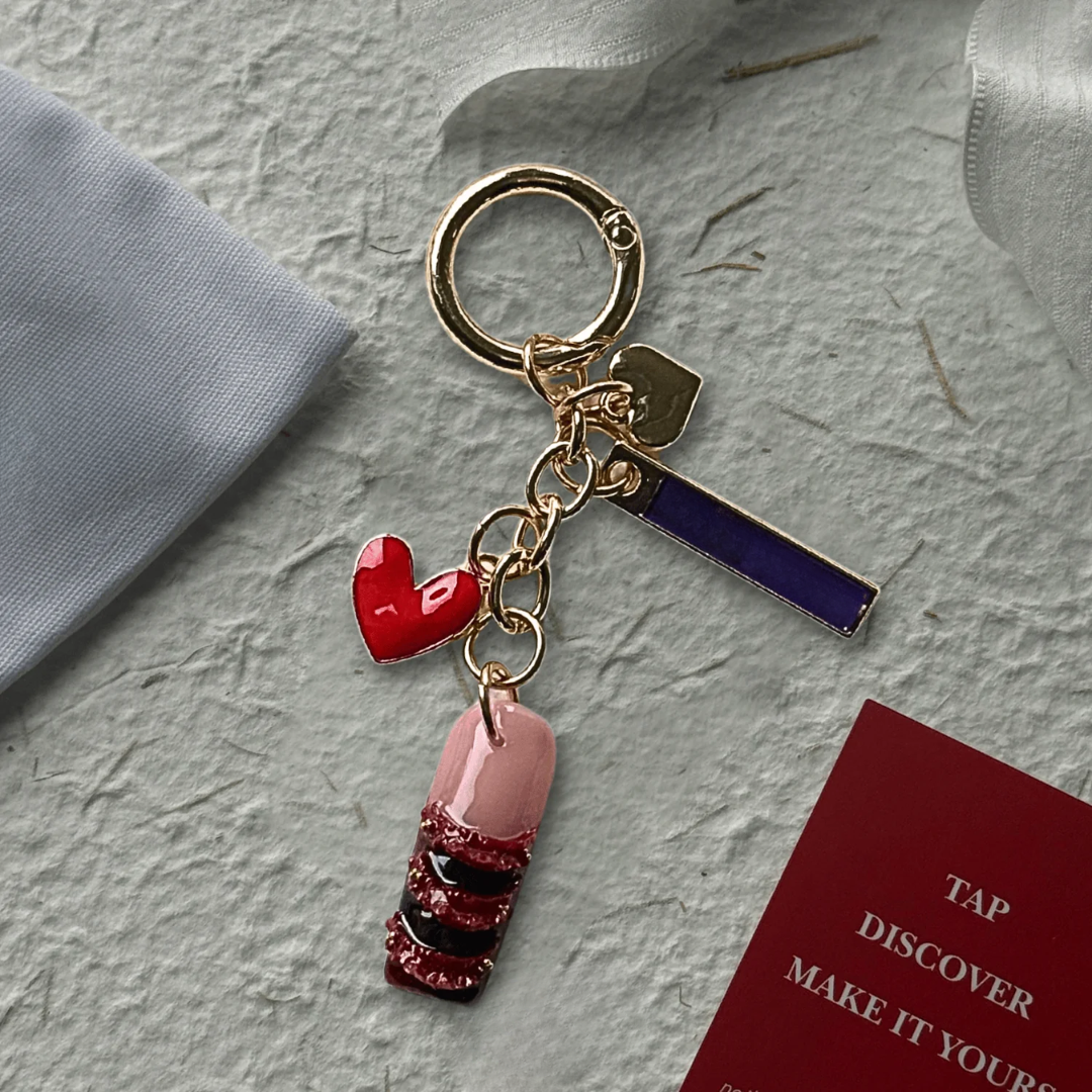 NFC Nail Keychain