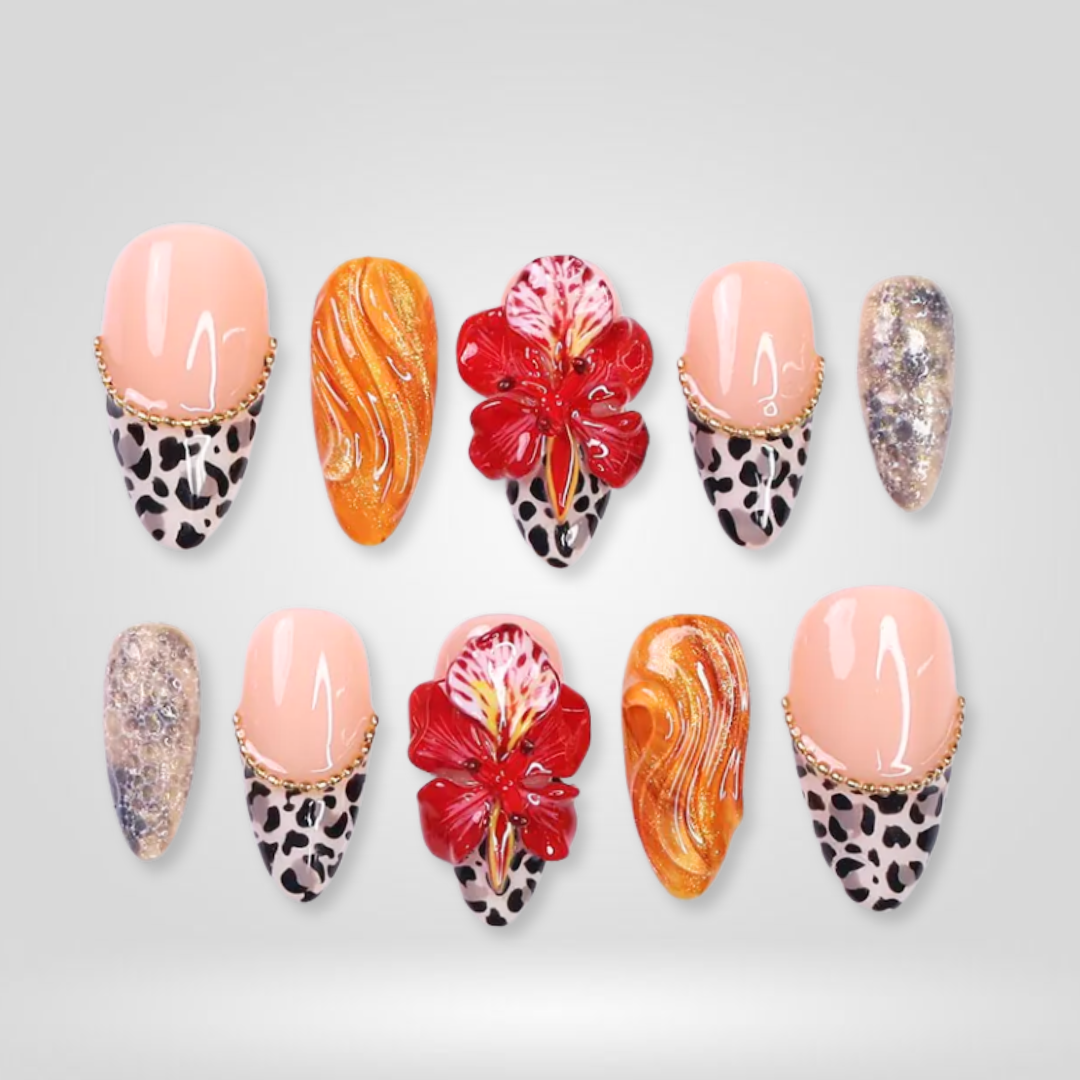 Pink Blossom press-on nails