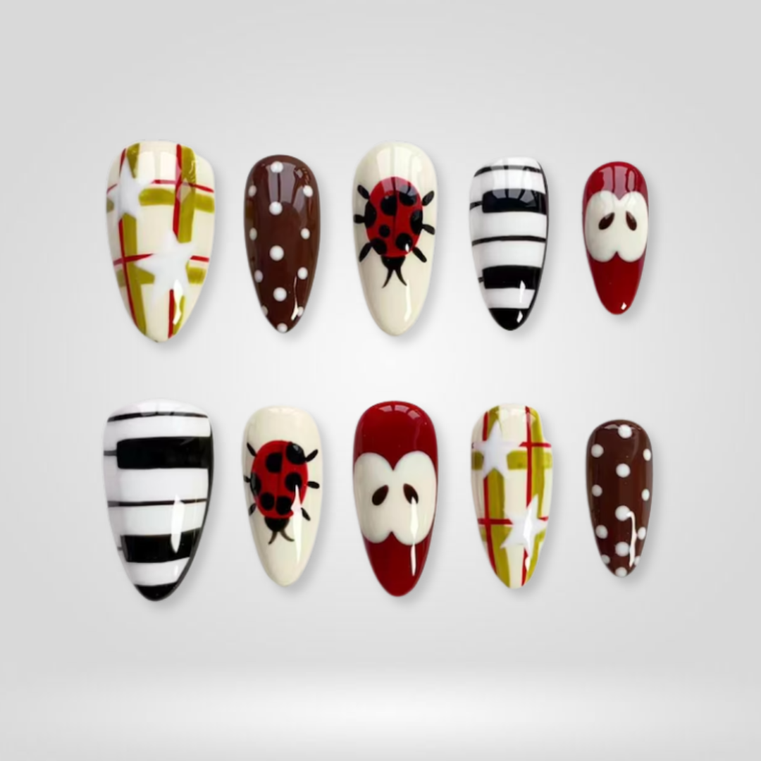 Playful Mix press-on nails