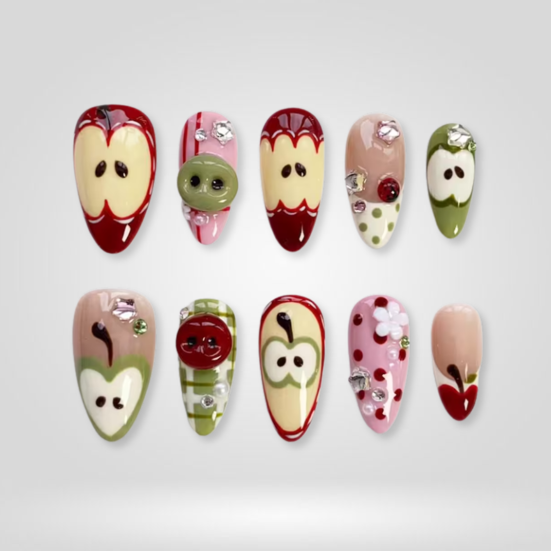 Sweet Apple press-on nails