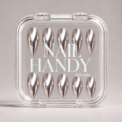 Liquid Metal Claw Press-On Nails