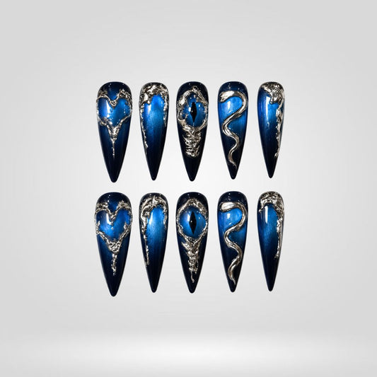 Sapphire swirls