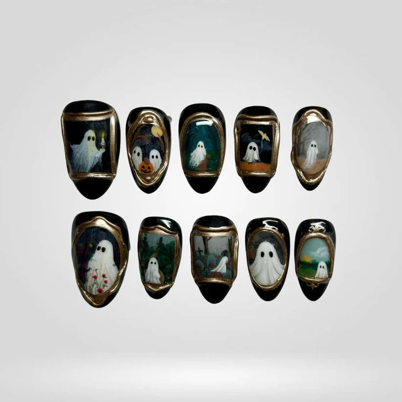 Cutie Halloween 2D Collection – Halloween Press-On Nails