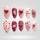 Love Letter envelope press-on nails