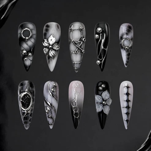 Blood Gothic Collection – Halloween Press-On Nails