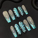 Radiant Burst press-on nails