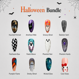 Spooky 2D Halloween bundle 12 press-on nail sets