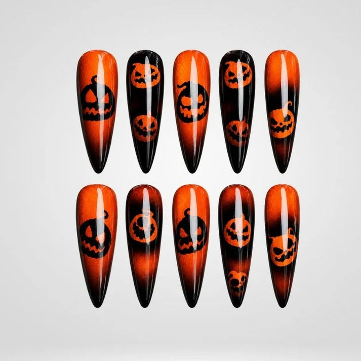 Halloween Cat Eye Collection – Press-On Nails