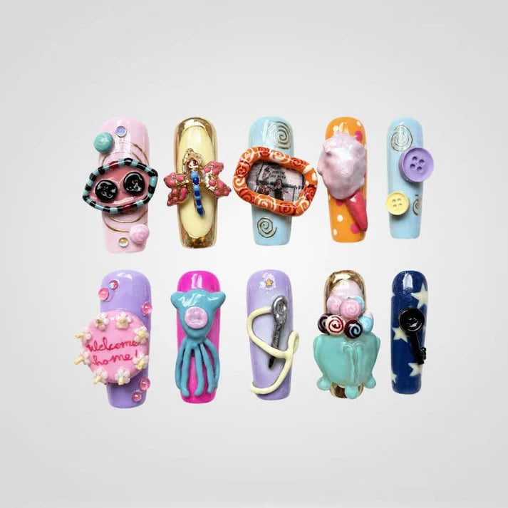 Twisted Tales 3D Collection– Halloween Press-On Nails