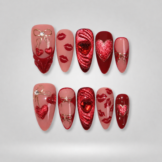 A Kiss to Remember Press-On Nails
