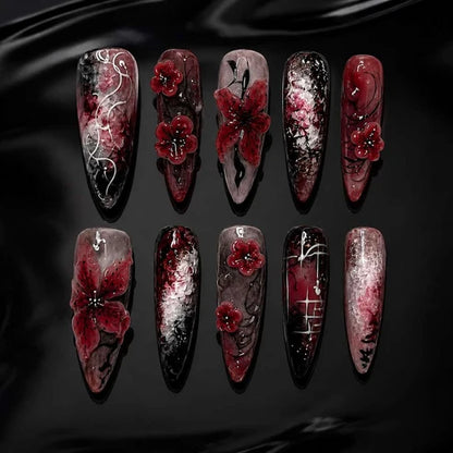 Blood Gothic Collection – Halloween Press-On Nails