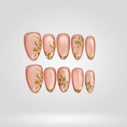 Wonderfall Floral Collection – Autumn Press-On Nails