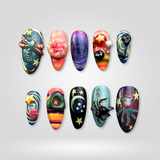 Spooky Season Halloween press-on nails