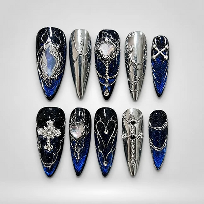 Blood Gothic Collection – Halloween Press-On Nails