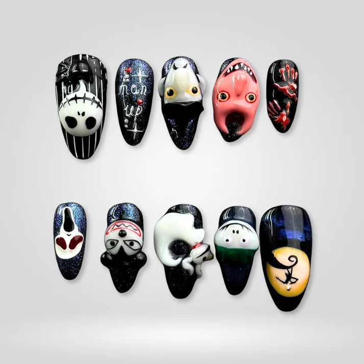 Midnight Oddities 3D Collection– Halloween Press-On Nails
