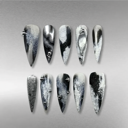 Metallic Vibe Chrome Press-On Nails
