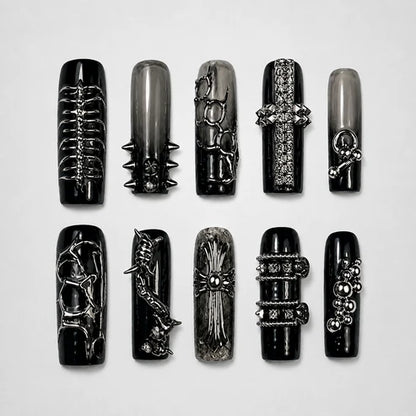 Blood Gothic Collection – Halloween Press-On Nails