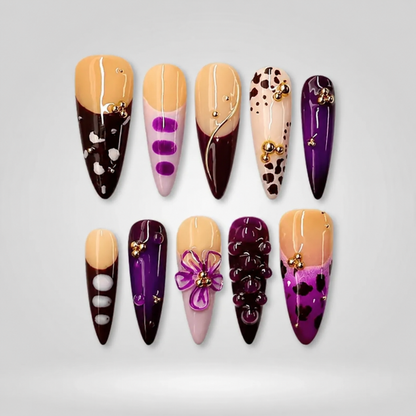 Violet Chic Stiletto Press-On Nails