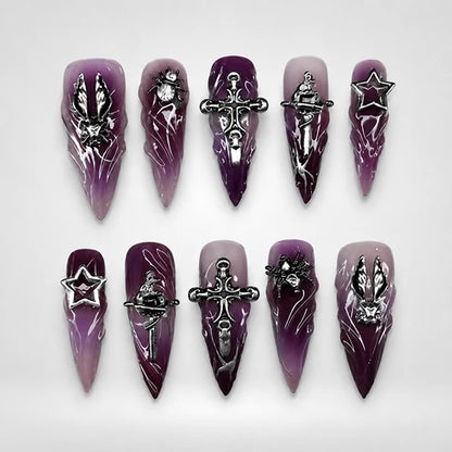 Blood Gothic Collection – Halloween Press-On Nails