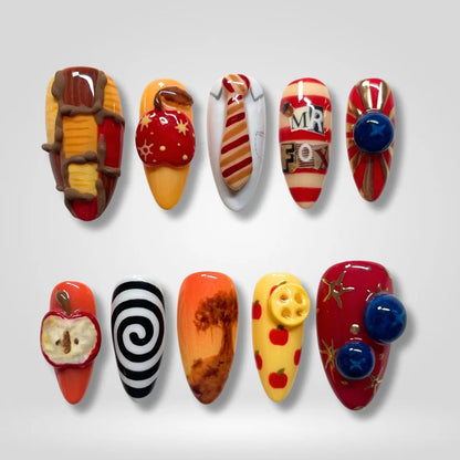 Wonderfall Harmony Collection – Autumn Press-On Nails