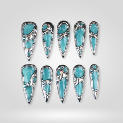 Funky Fusion press-on nails