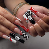 Speed Racer press-on nails
