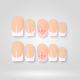 Blush Bloom press-on nails