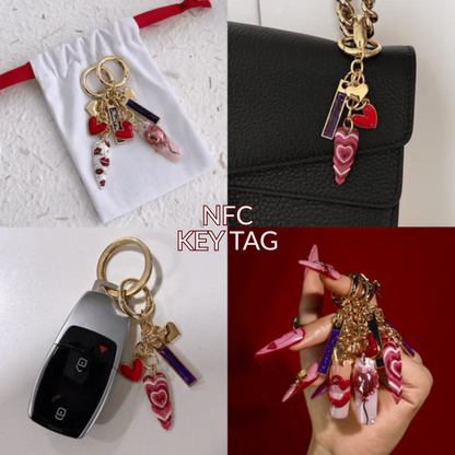 NFC Nail Keychain