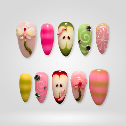 Fruit Candy press-on nails