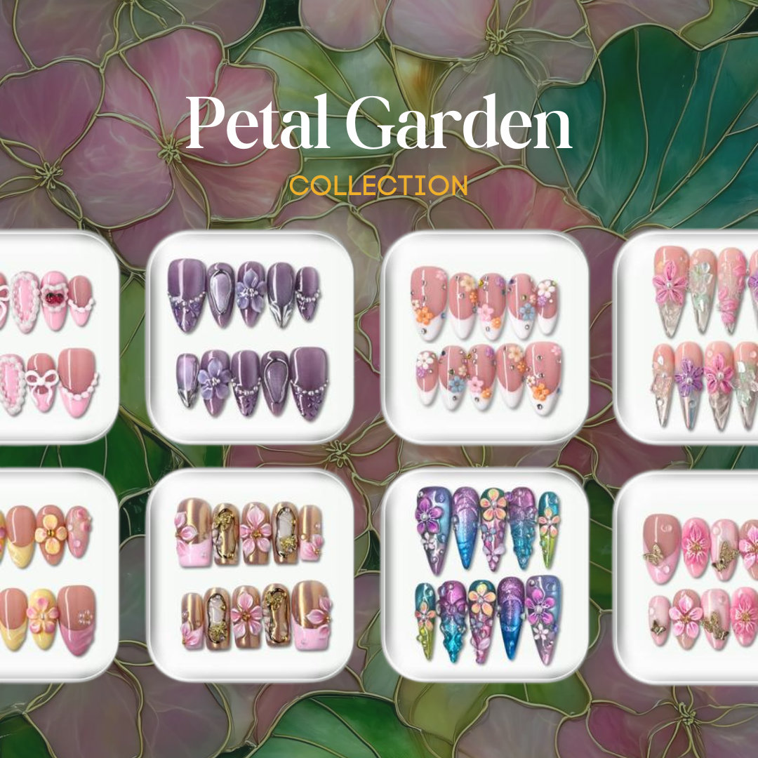 Petal Garden press-on nails