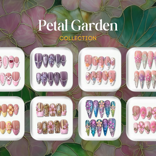 Petal Garden press-on nails